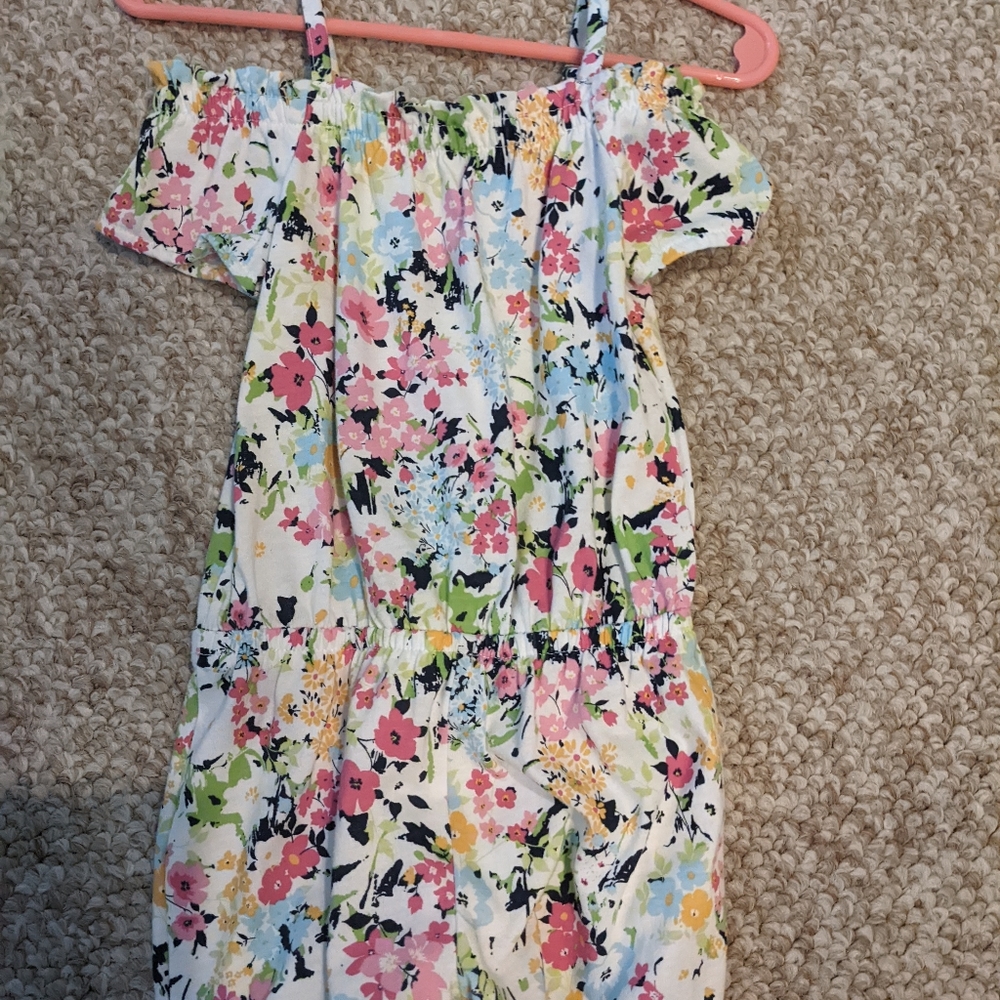 Toddler off the shoulder romper